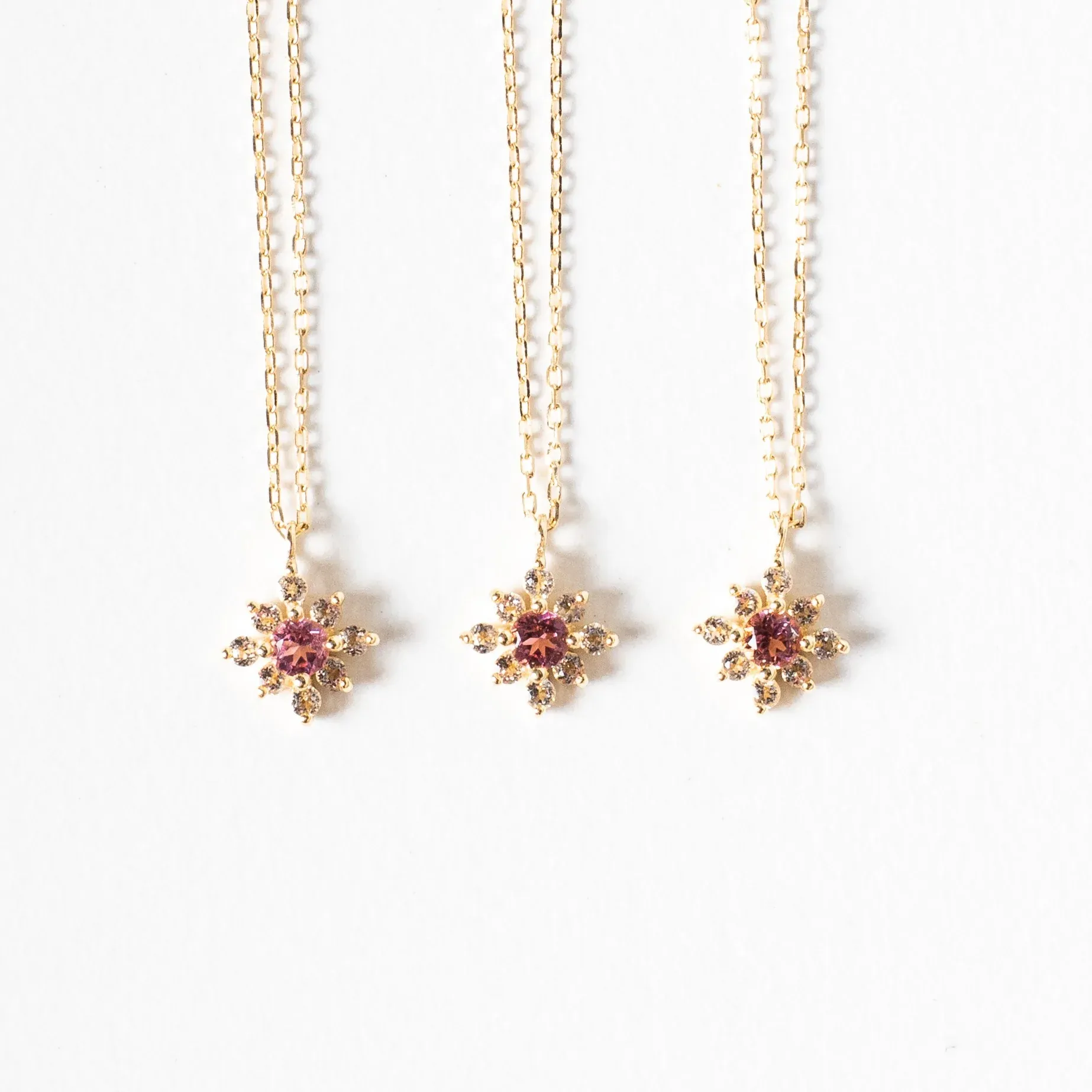 14k Gold Corinne Tourmaline Necklace