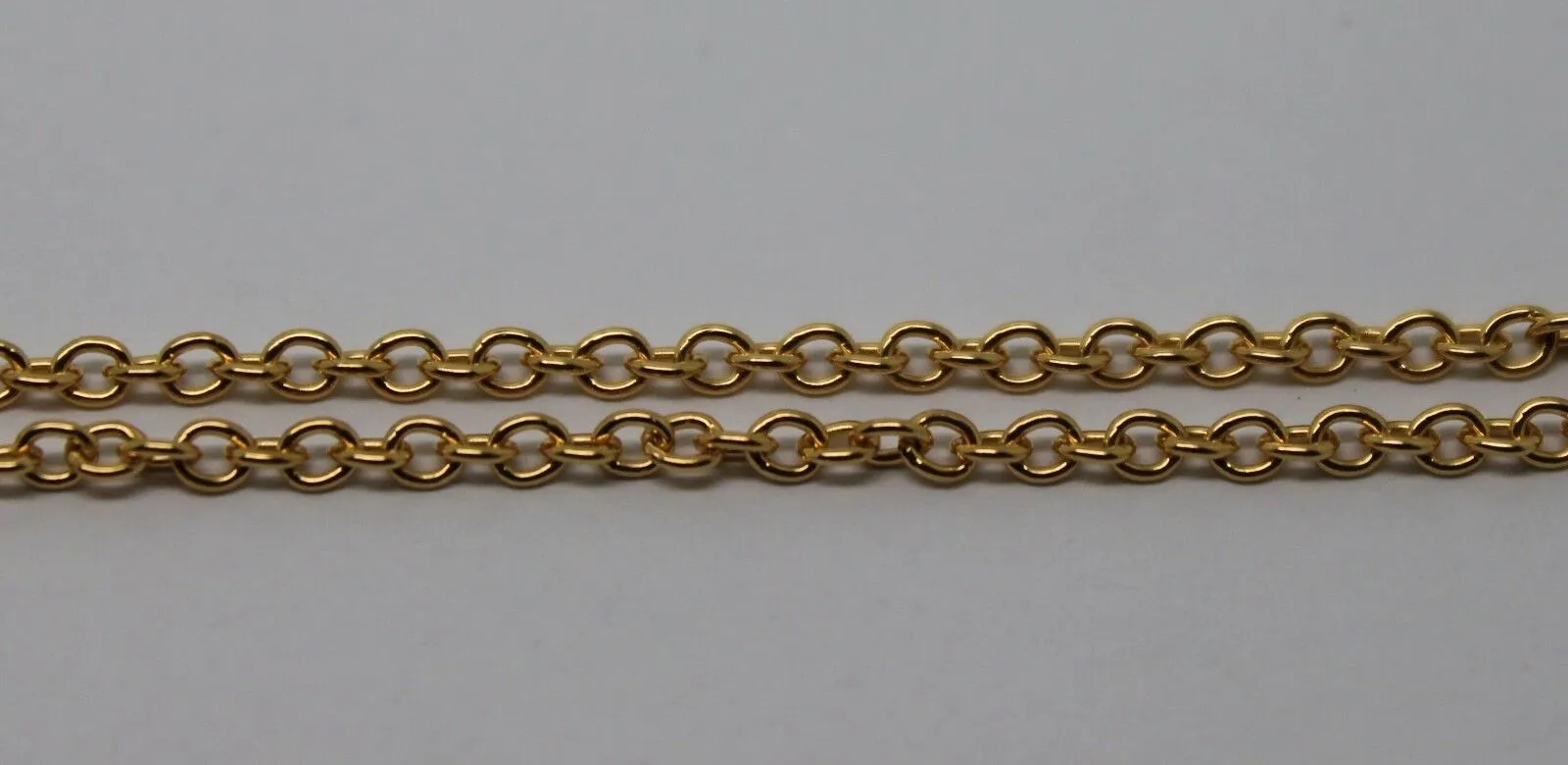 9ct Yellow Gold Belcher Cable Chain Necklace 46cm 3.53grams