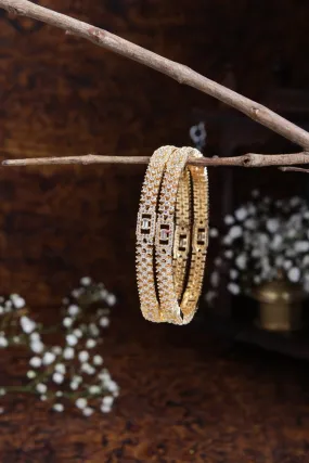 AD Stone Intricate Design Bangle