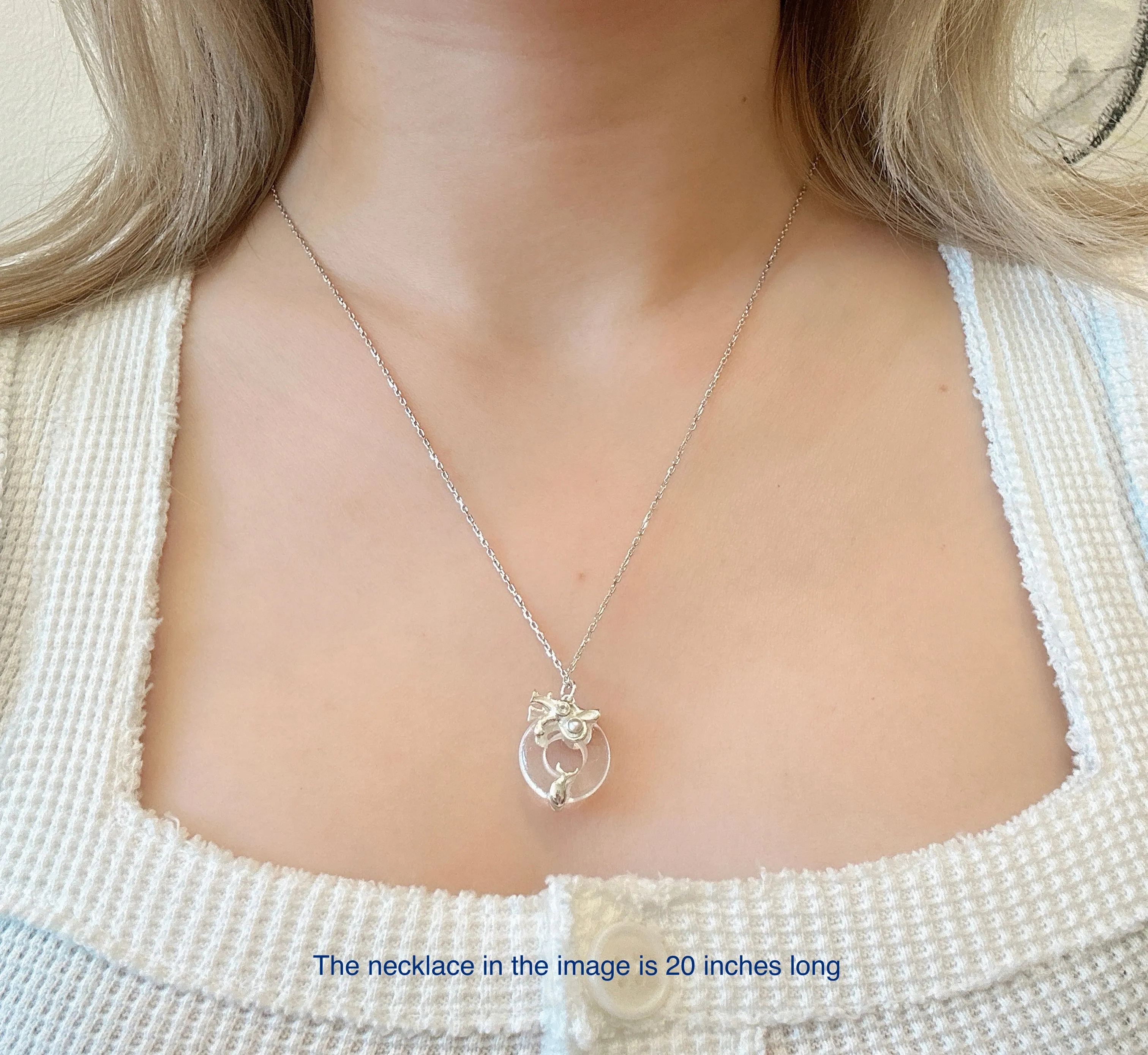 Amare Wear Dreamcatcher Amulet with Crystal Quartz