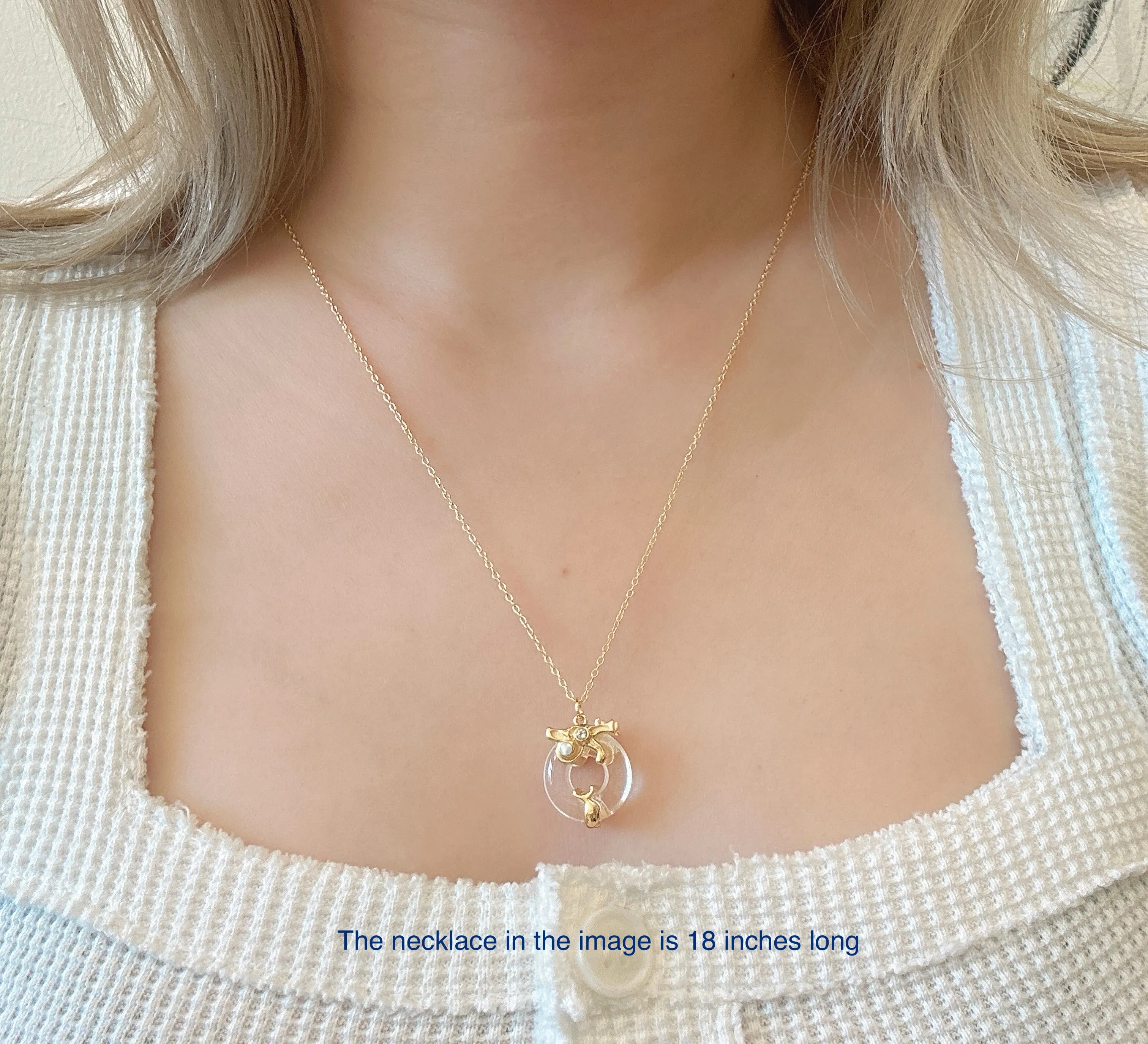 Amare Wear Dreamcatcher Amulet with Crystal Quartz