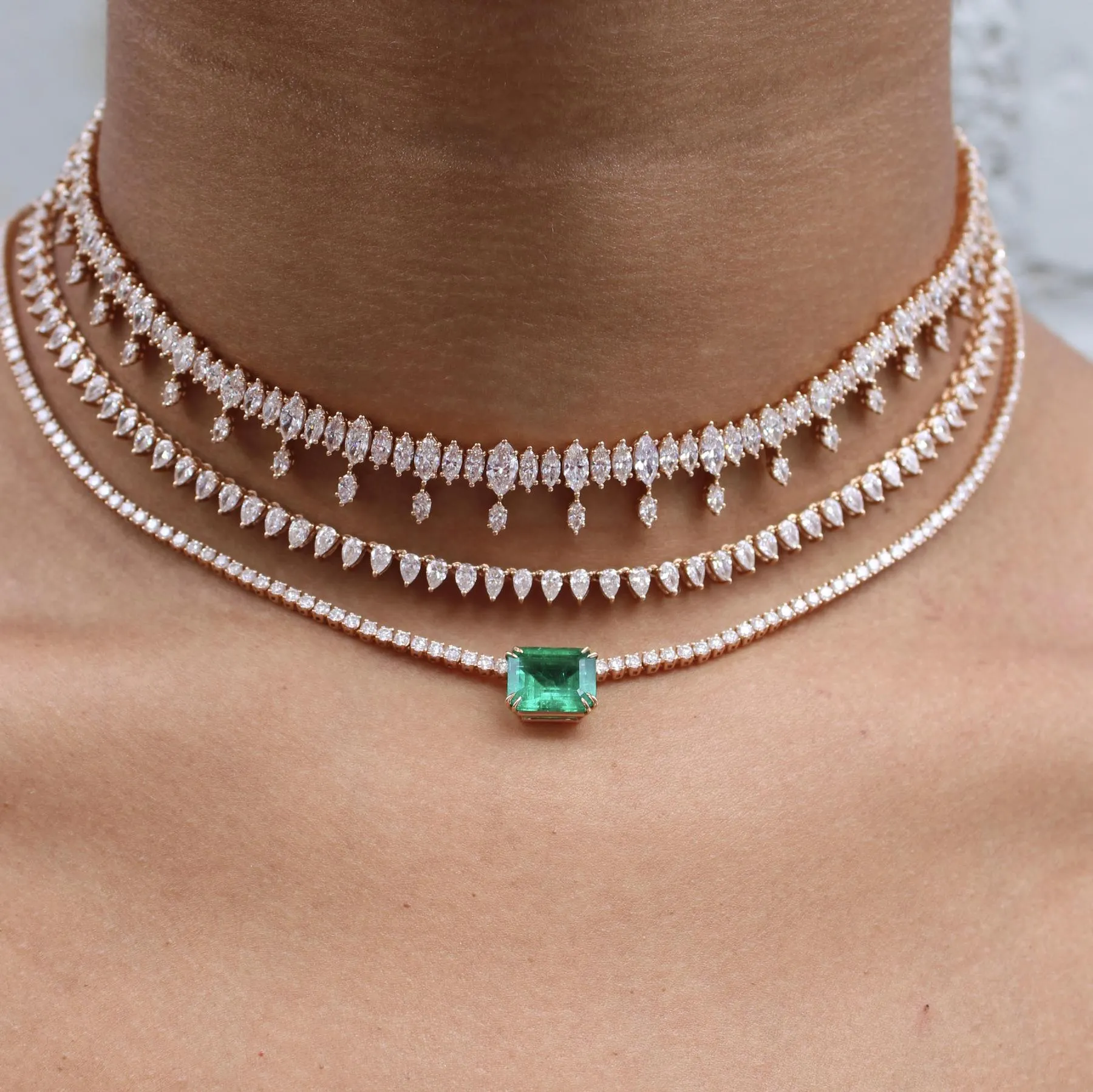Anita Ko Atlas Diamond Choker