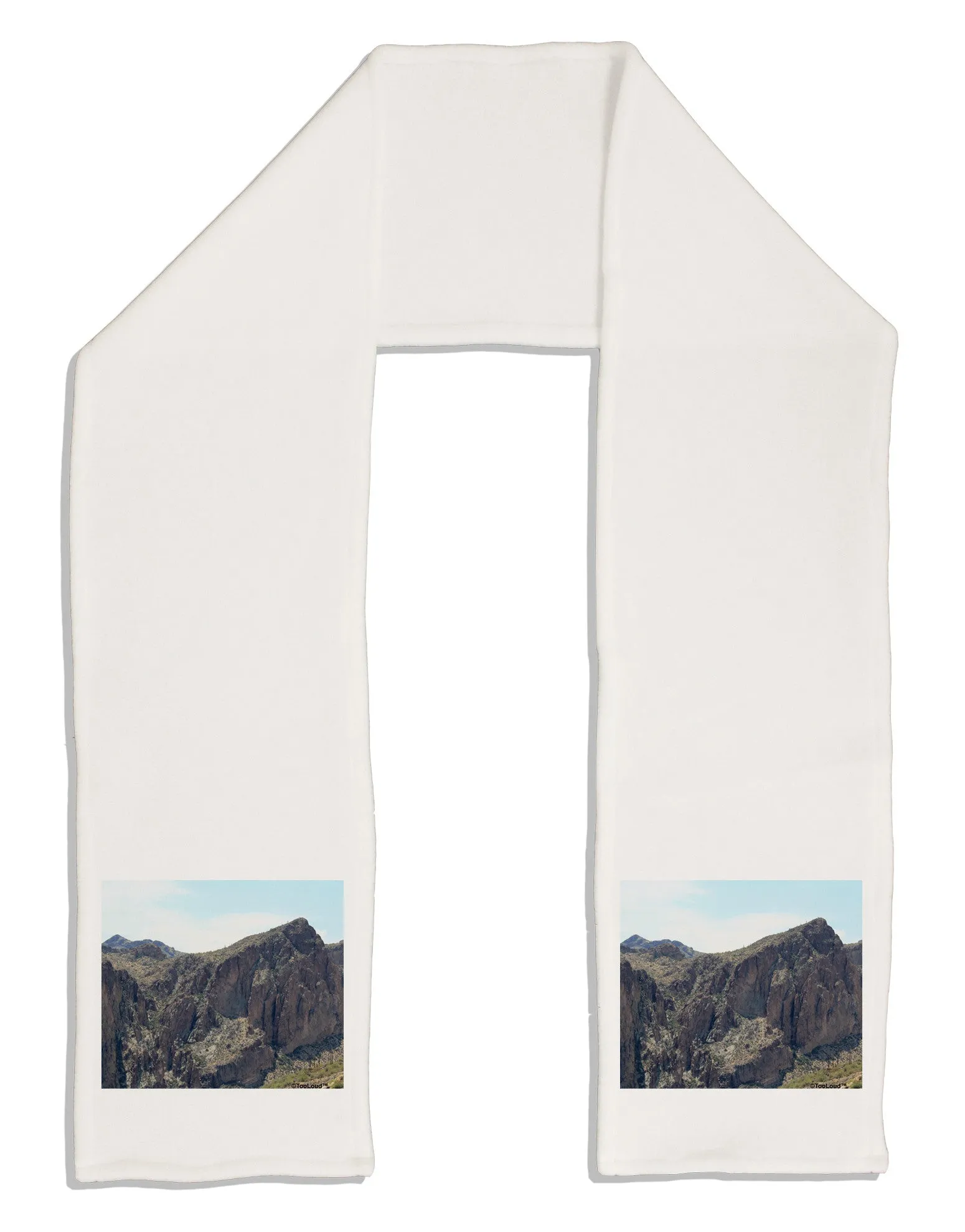 Arizona Saguaro Lake Mountains Adult Fleece 64&#x22; Scarf