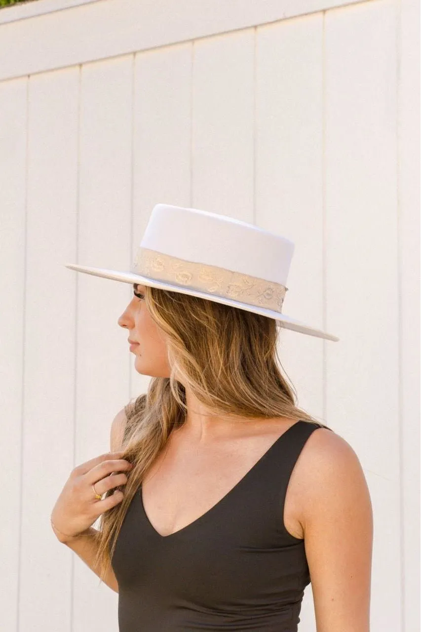 Aura Felt Gambler Hat