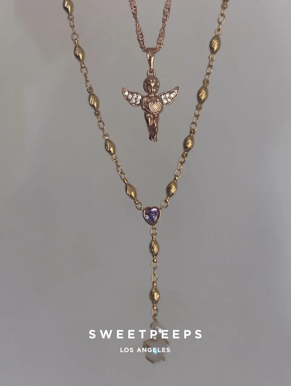 Baby Angel Pendant Necklace (P)