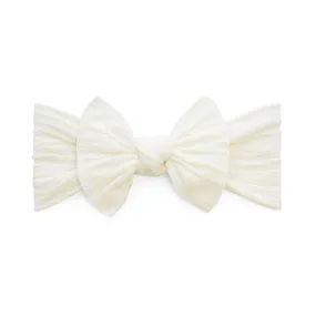BBB Cable Knit Knot Headband in Ivory
