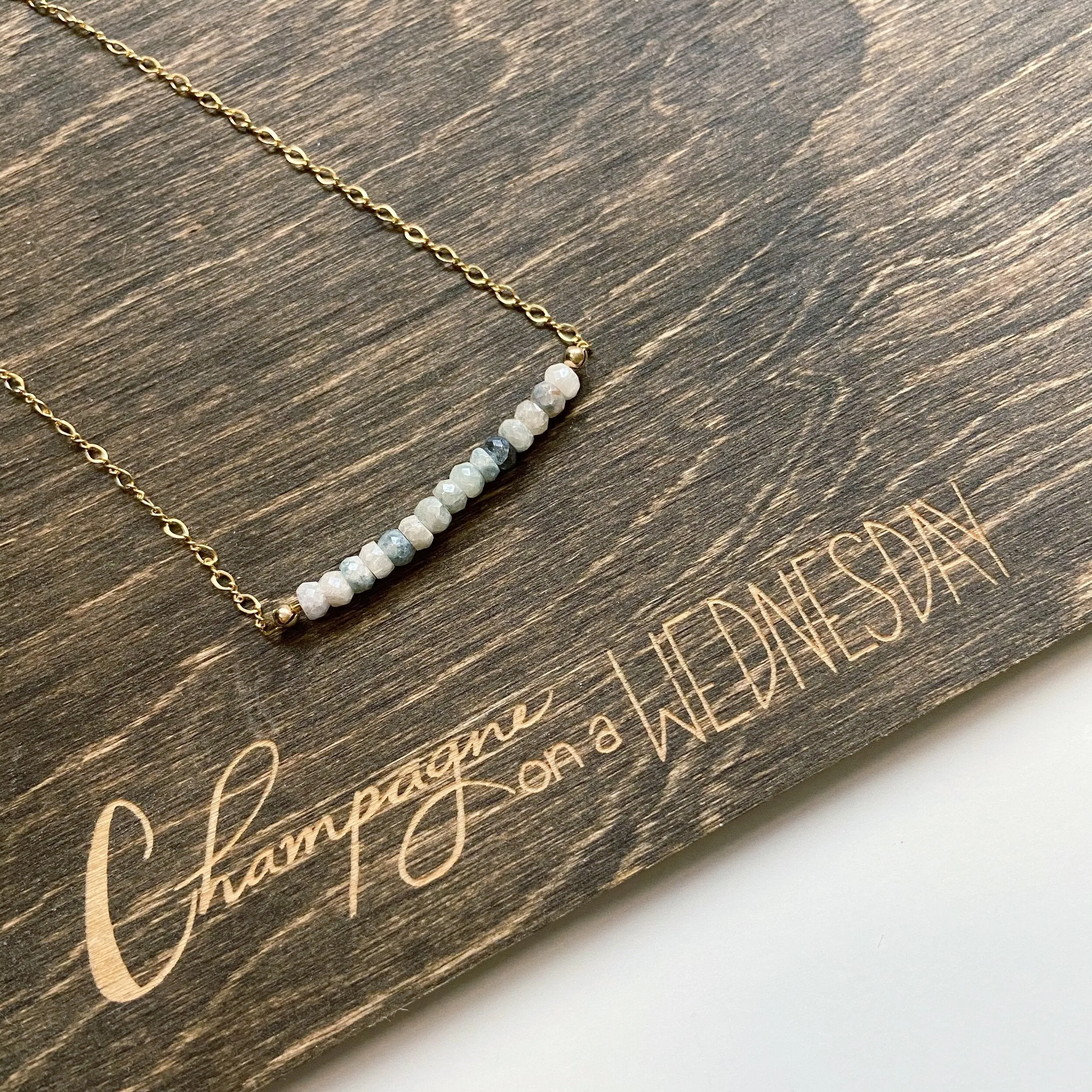 Be Uniquely You- Corrundrum Choker in Gold or Silver (15.5 inches)