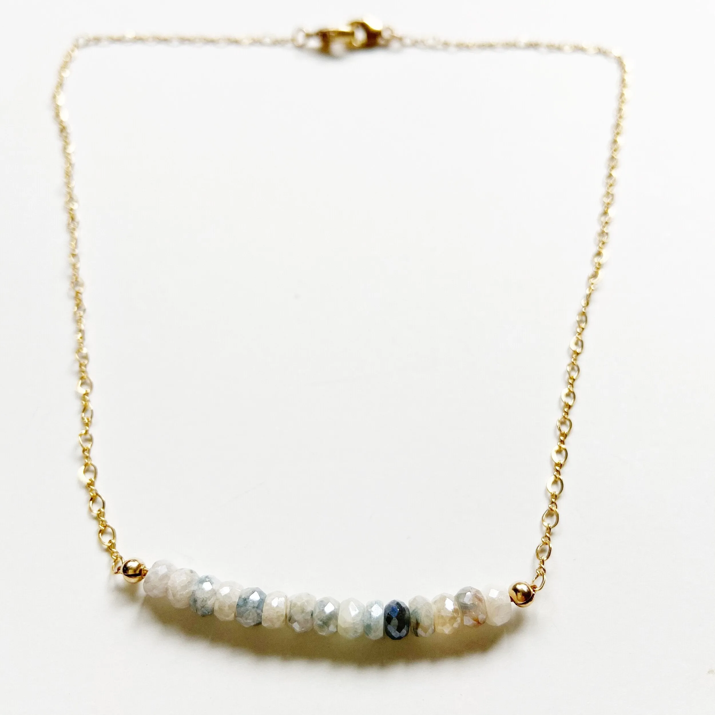Be Uniquely You- Corrundrum Choker in Gold or Silver (15.5 inches)