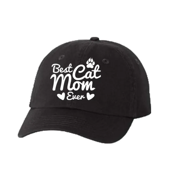 Best Cat Mom Ever Baseball Hat