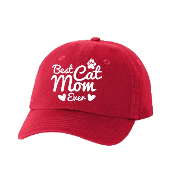 Best Cat Mom Ever Baseball Hat