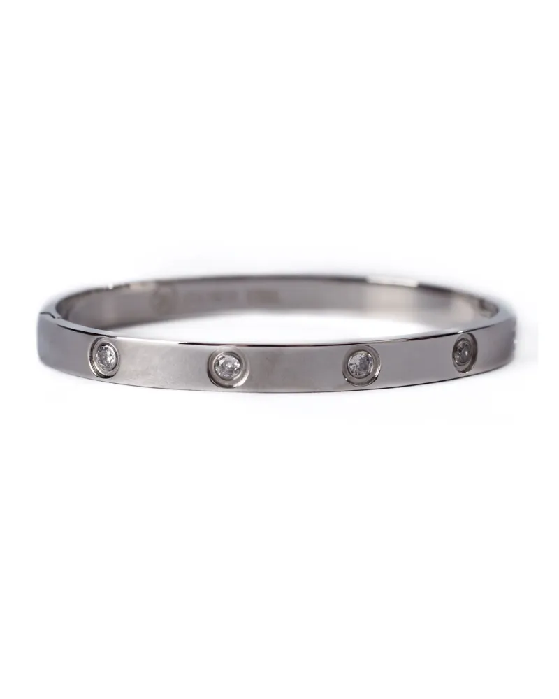 Bitz of Glitz Set in Stone CZ Bangle