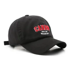 Black Canadian Style Baseball Cap 黑色加式棒球帽 KCHT2316