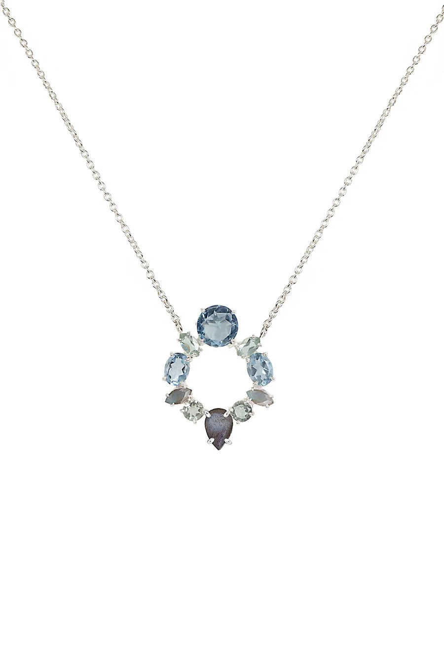 Bluette Circular Pendant Necklace