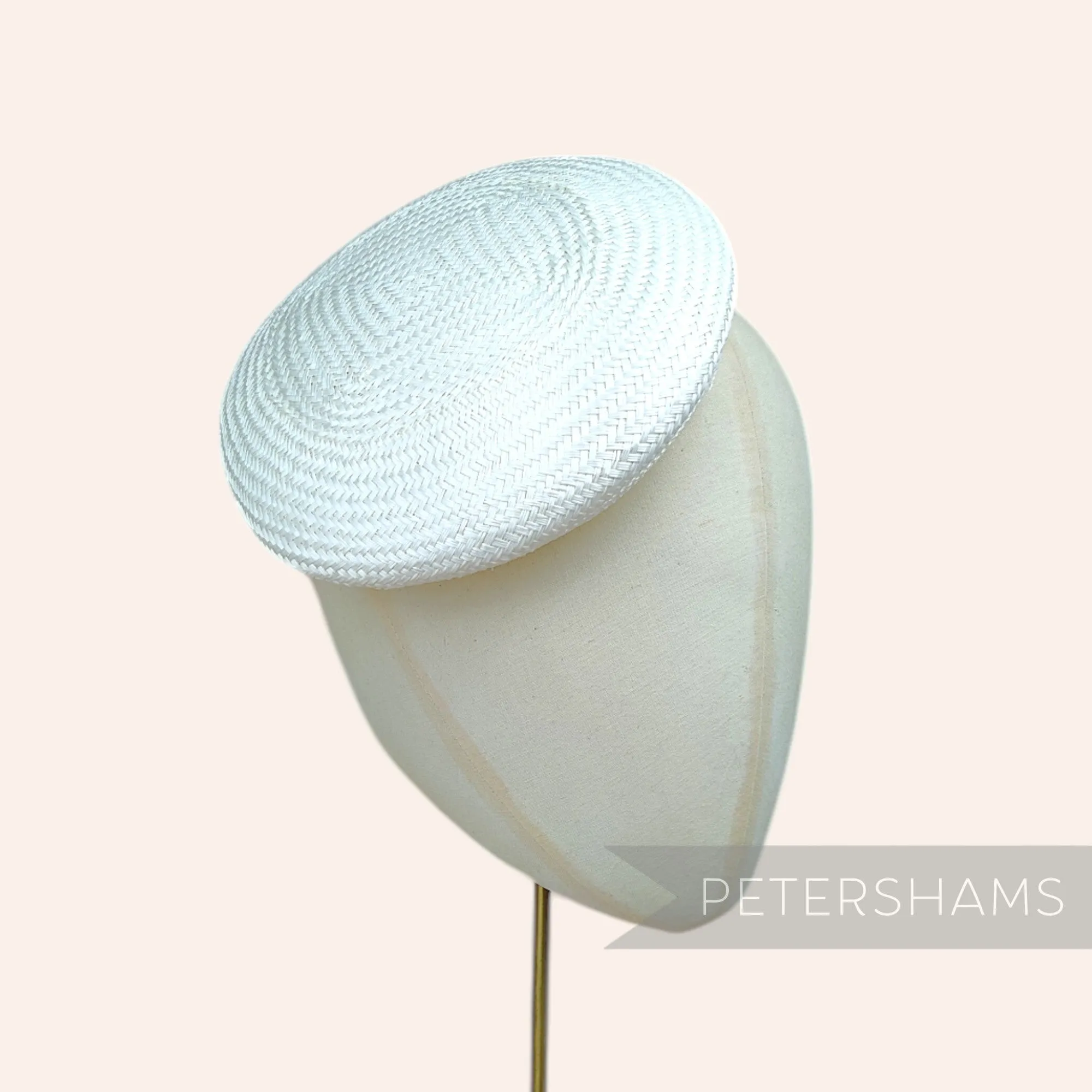 Buntal 17cm Button Fascinator Hat Base