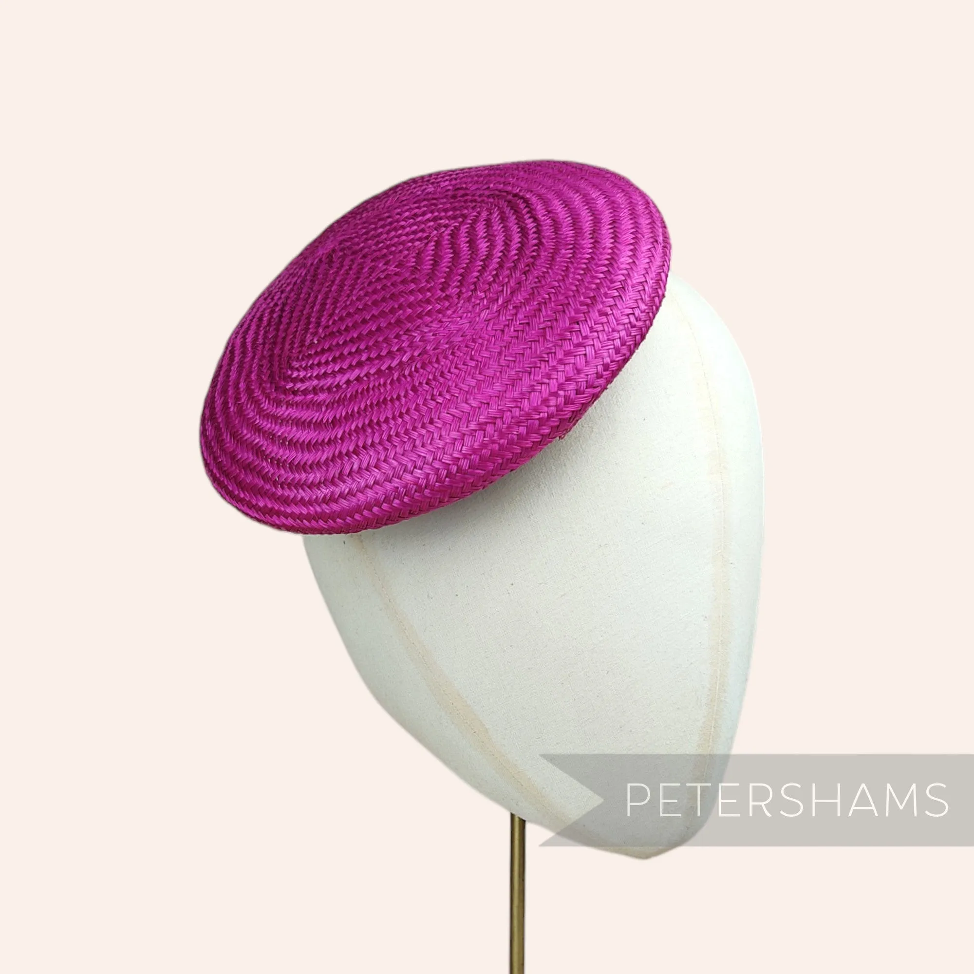 Buntal 17cm Button Fascinator Hat Base