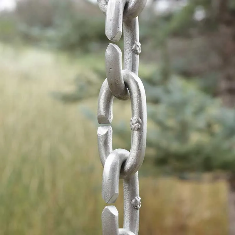 Cast Oval Links Rain Chain