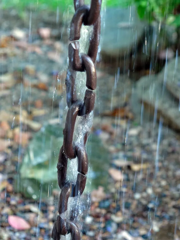 Cast Oval Links Rain Chain