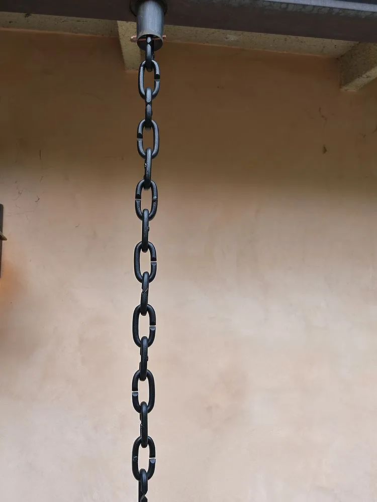 Cast Oval Links Rain Chain