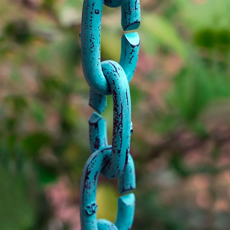 Cast Oval Links Rain Chain