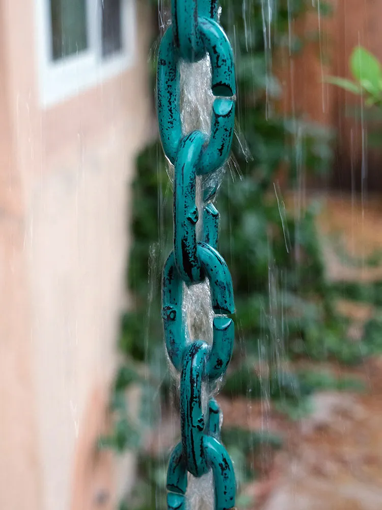 Cast Oval Links Rain Chain