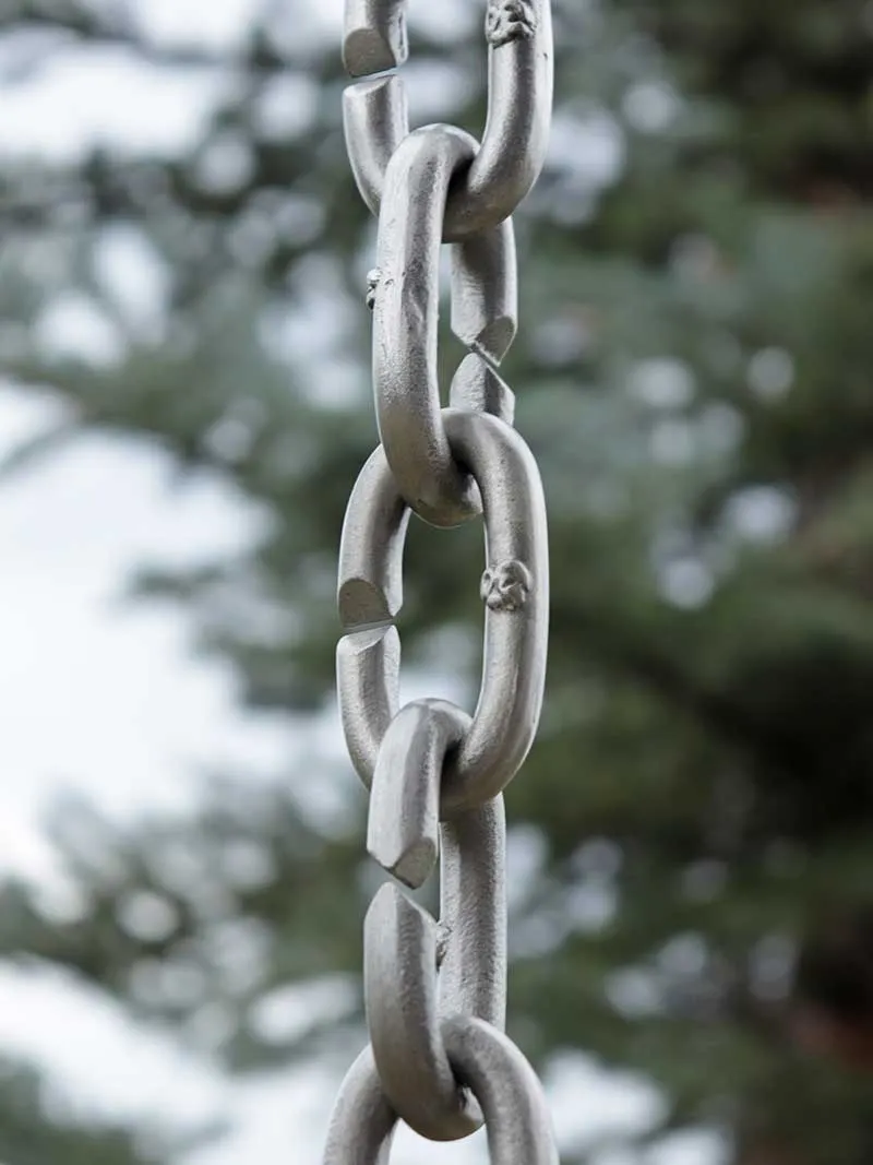 Cast Oval Links Rain Chain