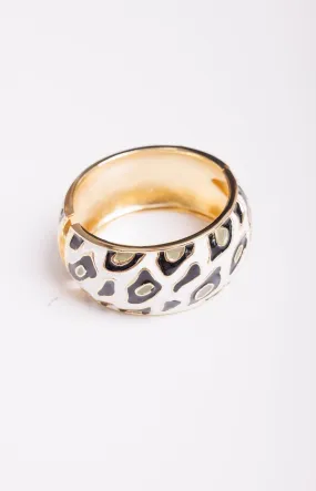 Cheetah Goddess Bangle, GOLD