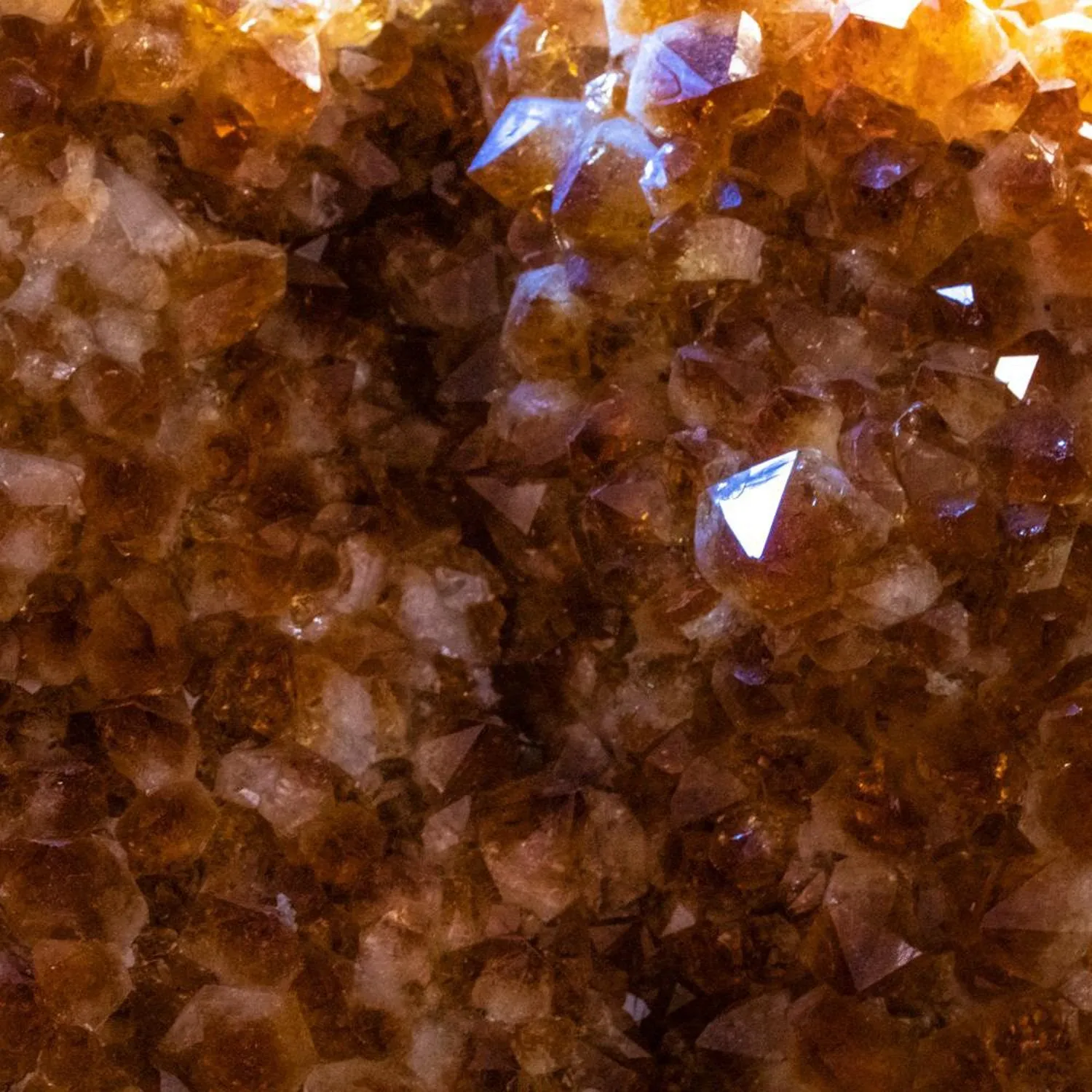 Citrine Cluster Heart on Stand from Uruguay (50 lbs)