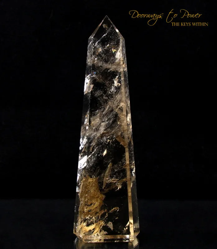 Citrine Double Manifest Spirit Isis Quartz Crystal Point