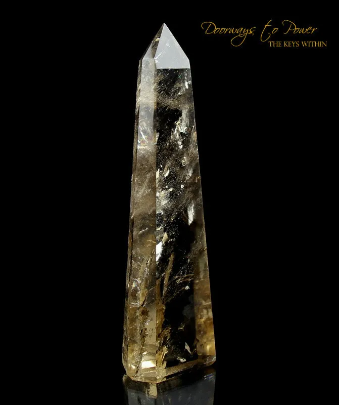 Citrine Double Manifest Spirit Isis Quartz Crystal Point