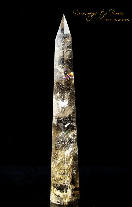 Citrine Double Manifest Spirit Isis Quartz Crystal Point
