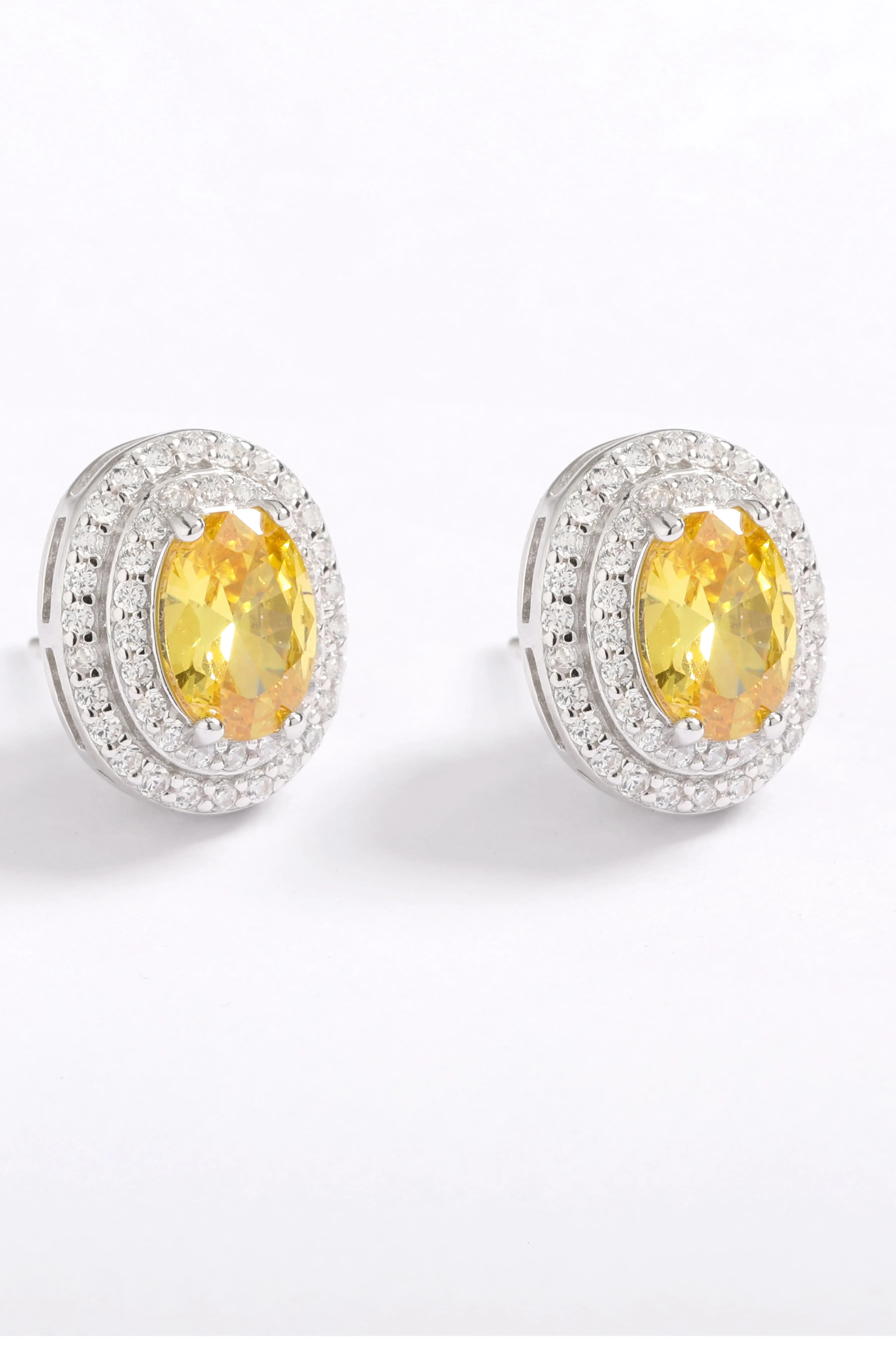 Citrine Earrings & Citrine Necklace Set