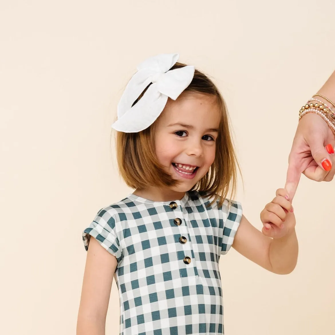 Cloud Muslin™ Heirloom Bow - White Clip