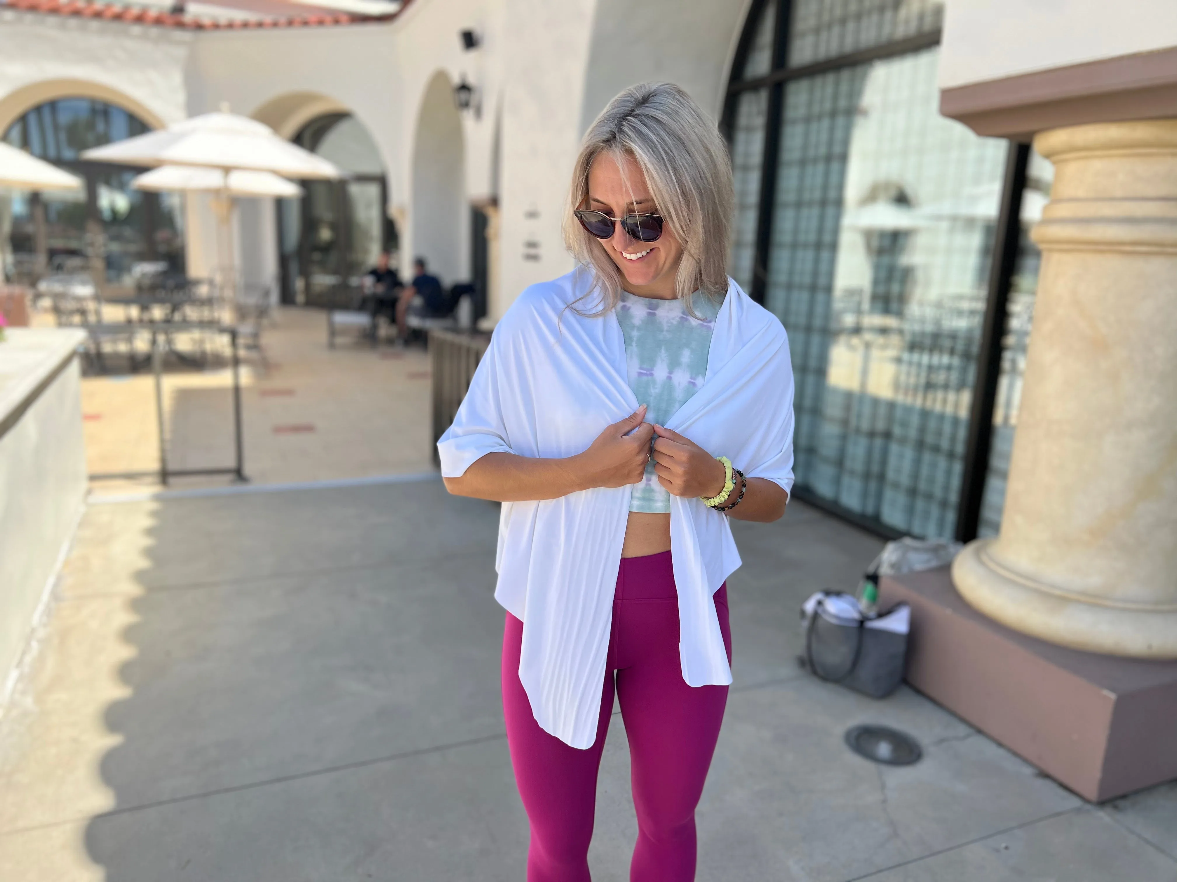 Cooling Sun Scarf: Rainbow Prism