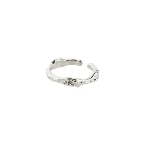 COSIMA organic shape toe ring silver-plated