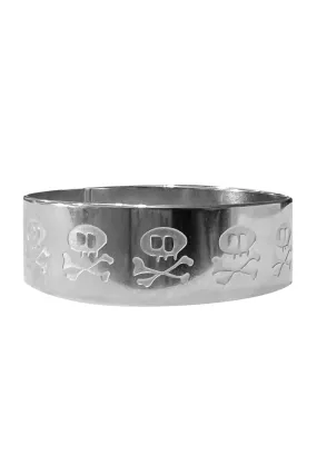 Crossbones Stainless Steel Bangle