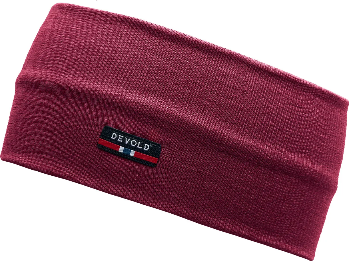 Devold Breeze Merino 150 Headband Beetroot | Buy Devold Breeze Merino 150 Headband Beetroot here | Outnorth