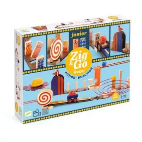 Djeco Zig & Go Junior - Racer - 51 pieces