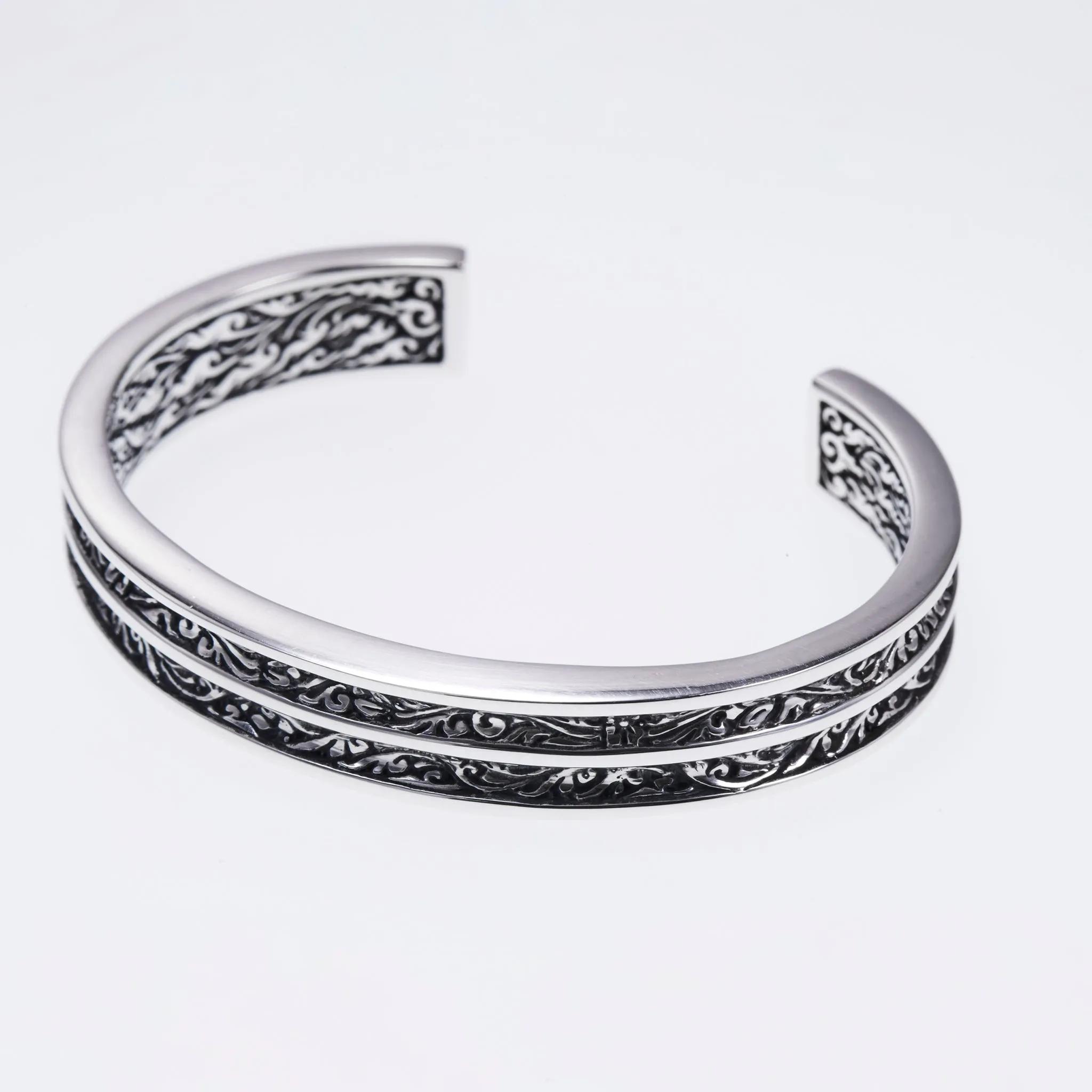 Double Ivy Bangle (L)