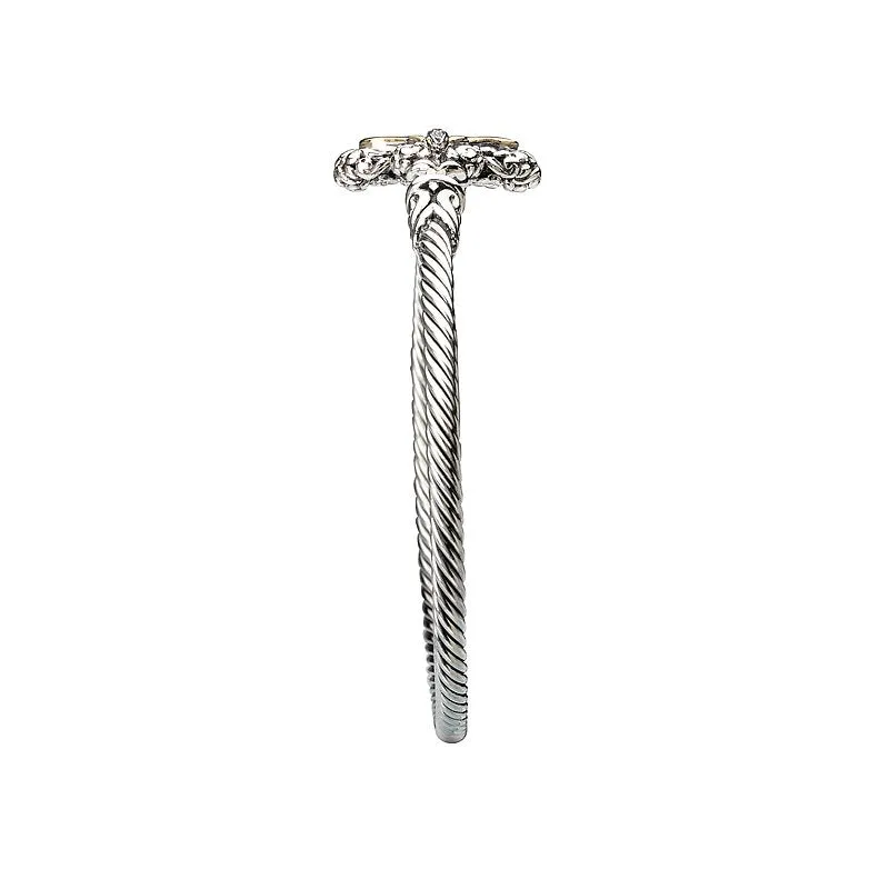 Eleganza Ladies Fashion Two-Tone Bracelet