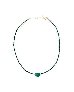 Emerald Crystal Stone Necklace