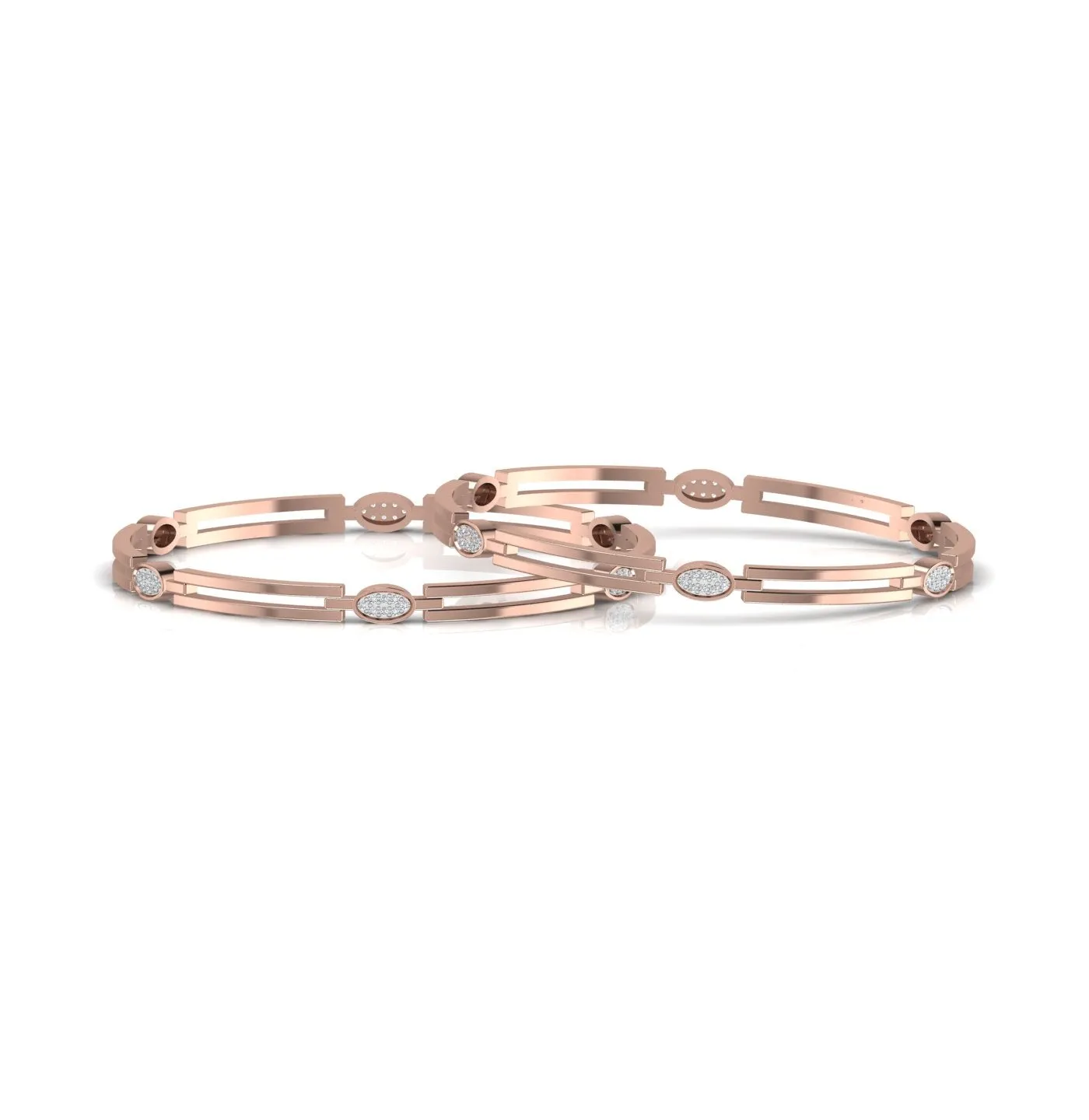 Fashionable Silver Bangle