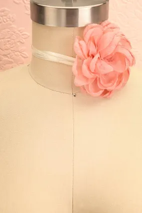Gillian Pink | Sparkly Rose Layered Choker