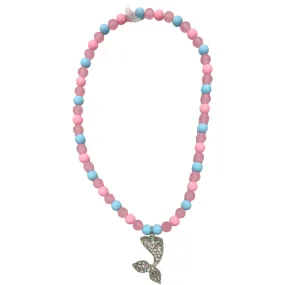 Girls Beaded Necklace - Fairy Tale - Cotton Candy