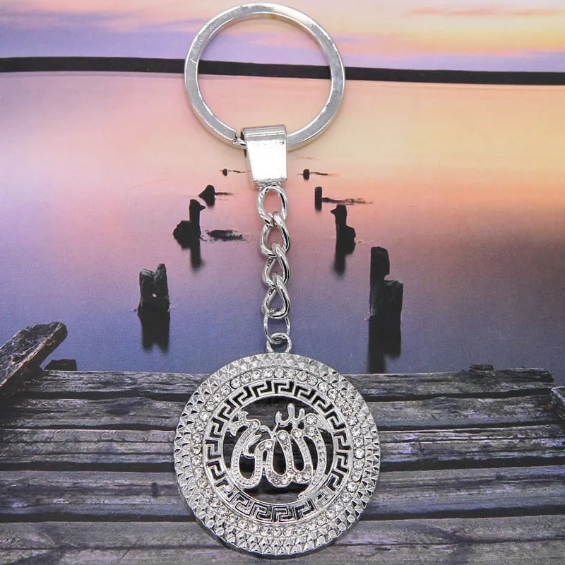 Glamour fashion Key Holder High Quality  Key Chains  Allah Keychain Muslim Jewelry Handmade  Pendant