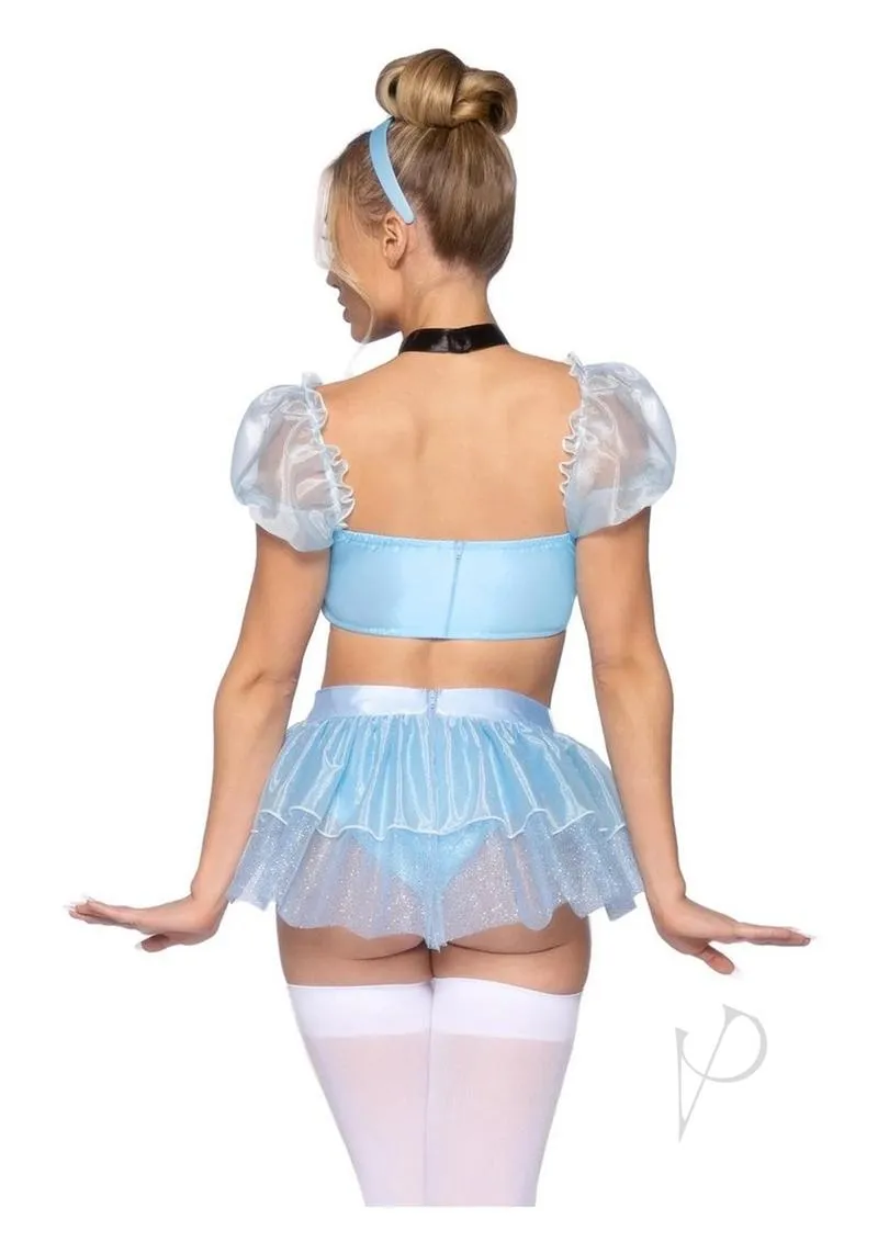 Glass Slipper Cinderella 4pc Sm Blu