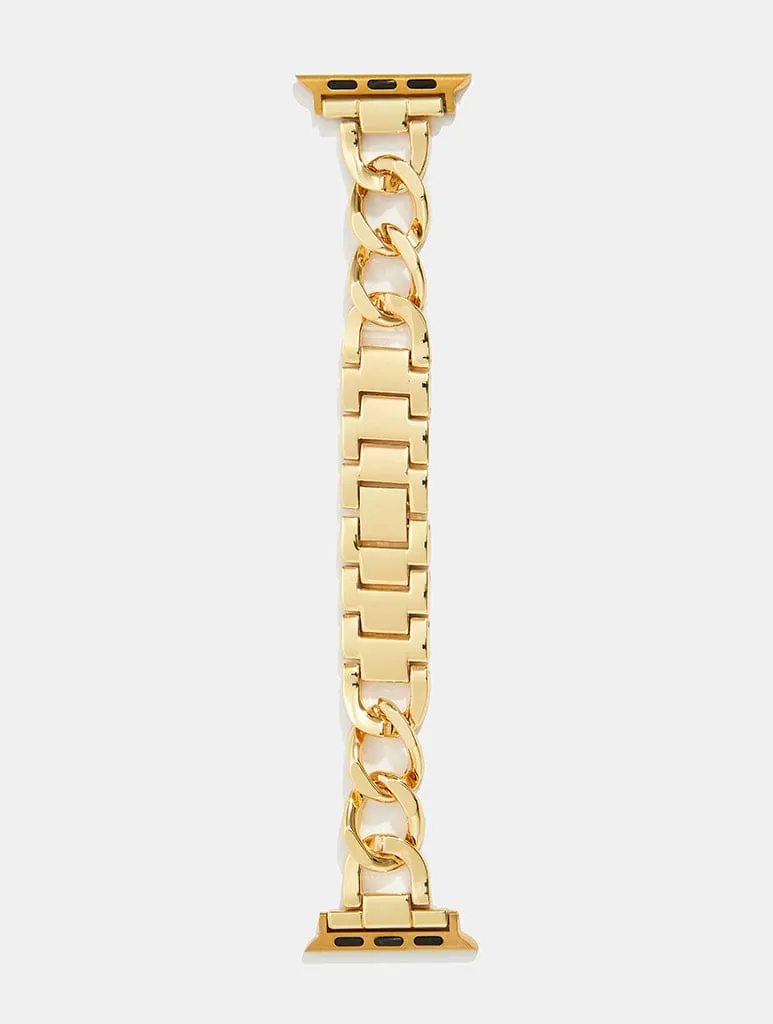 Gold Chain Link Apple Watch Strap