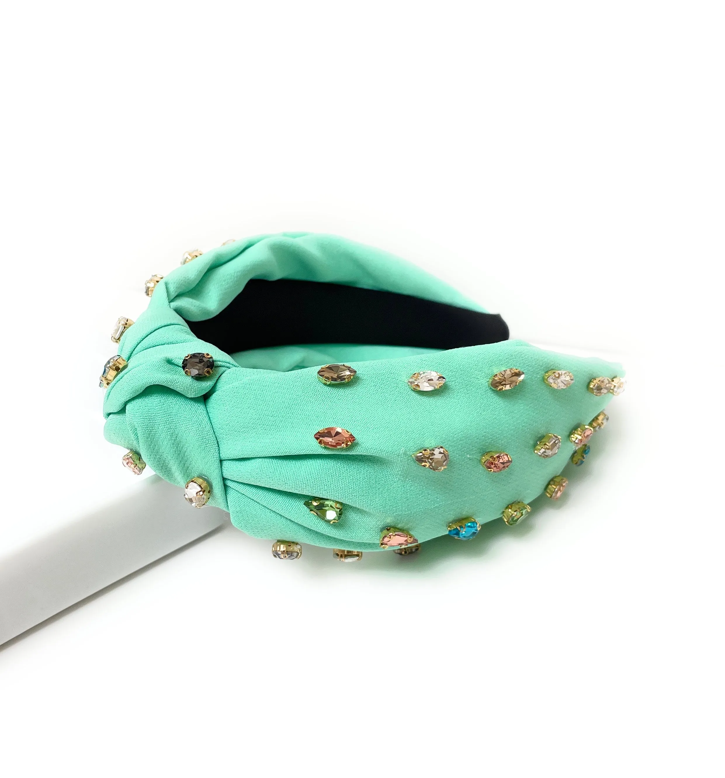Jayde Knot Jeweled Headband