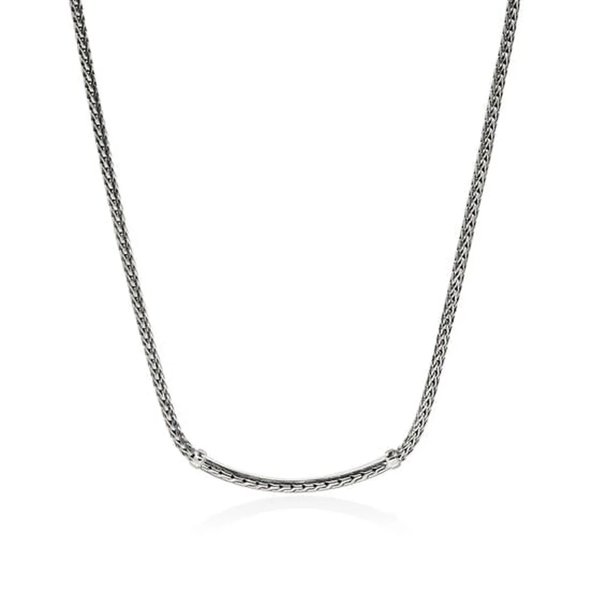 JH Essential Pavé Necklace, Sterling Silver, Blue Sapphire - NBS986984BSPX16-18