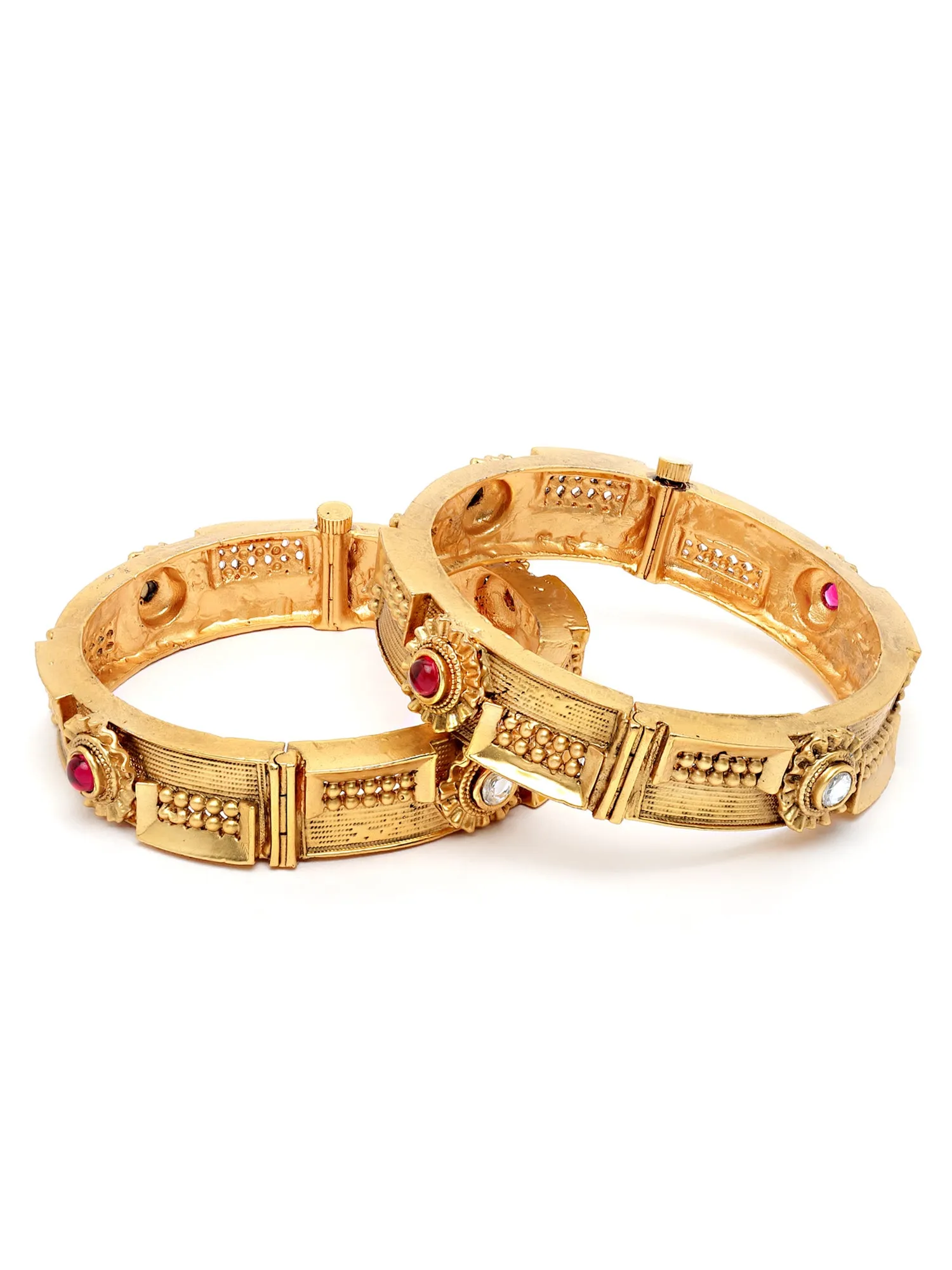Karatcart Alloy Gold-plated Bangle