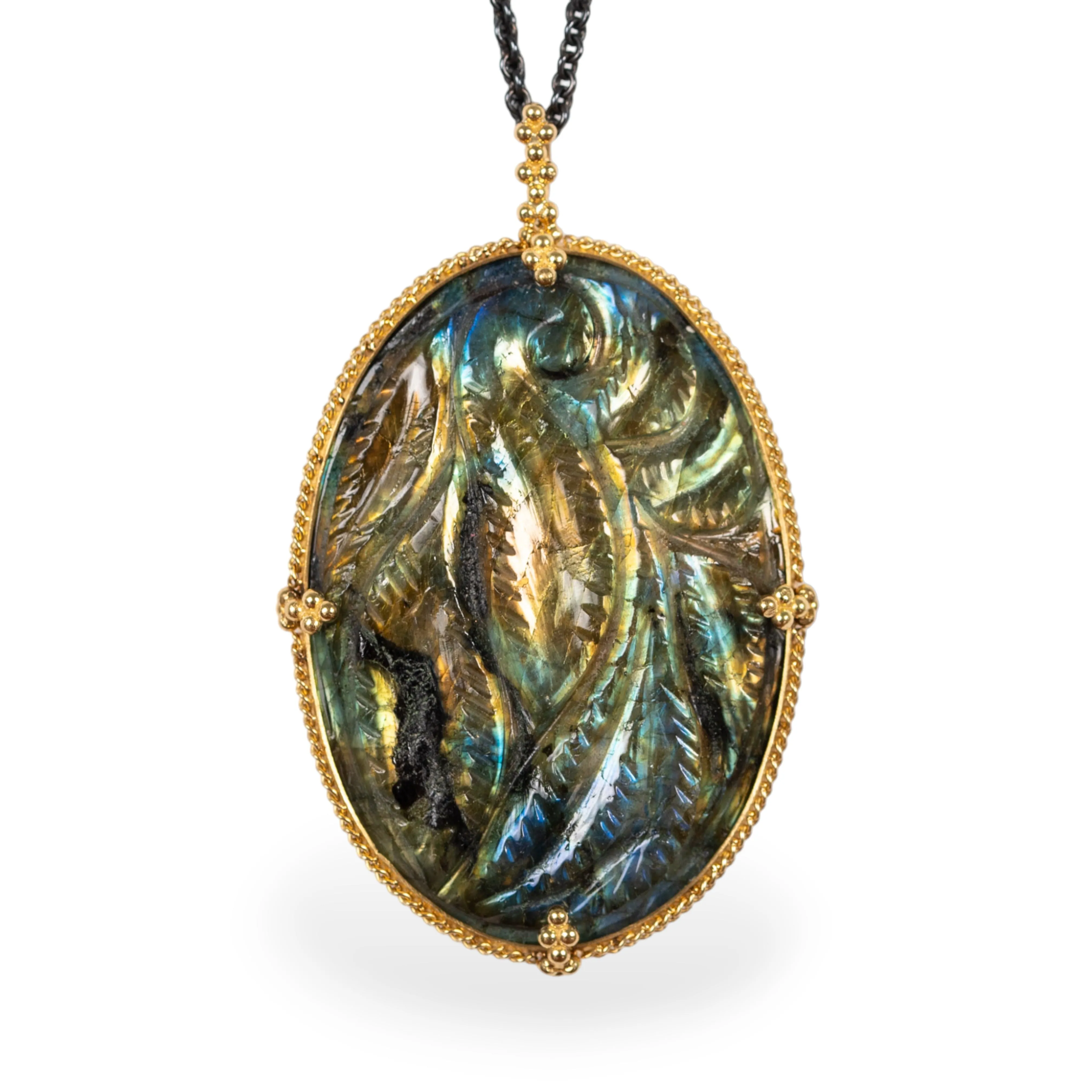 Labradorite Contrast Necklace